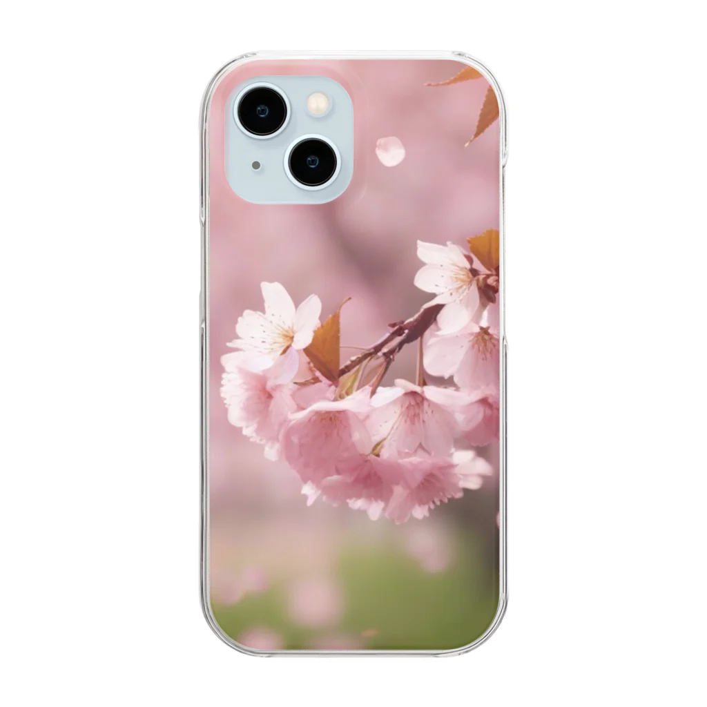 18cmの桜12 Clear Smartphone Case