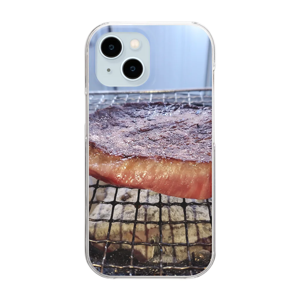 kmtum49の肉祭り Clear Smartphone Case