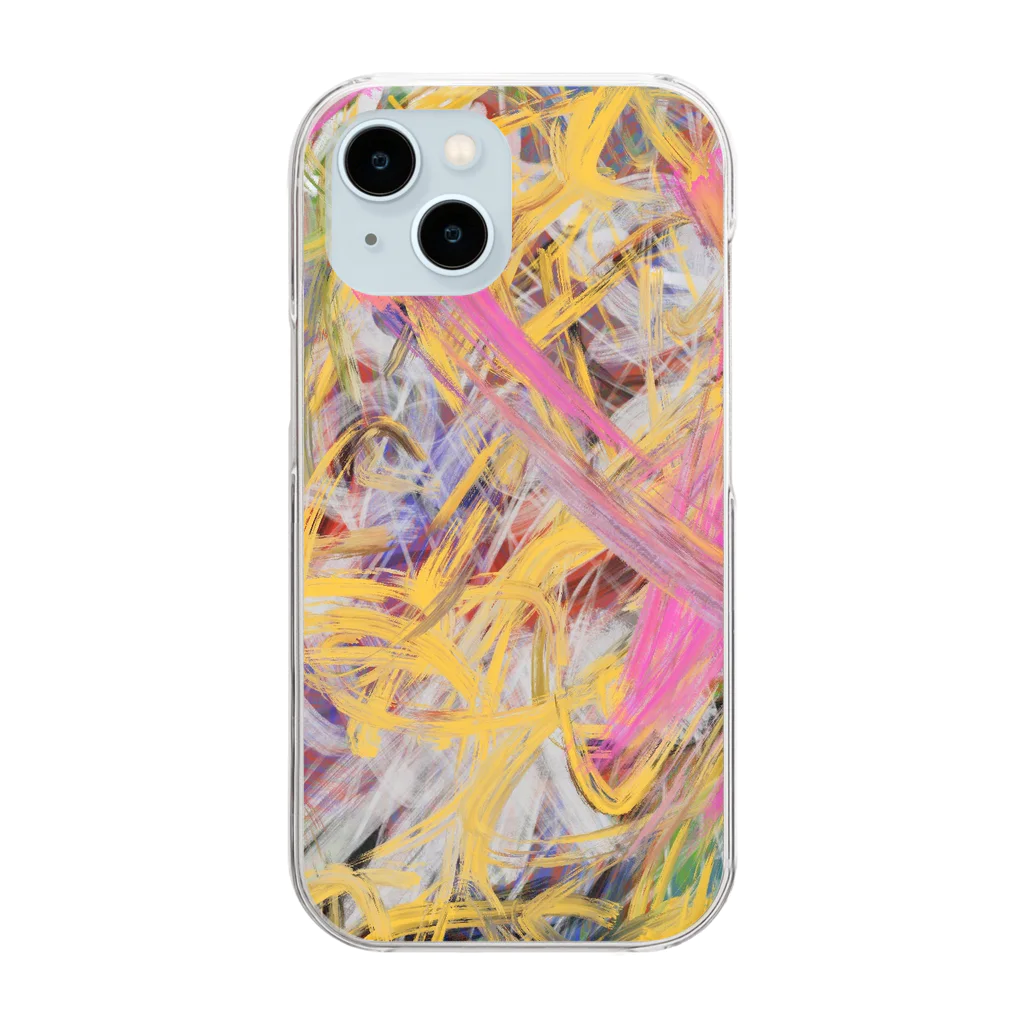 Shinya_Moritaのabstract Clear Smartphone Case