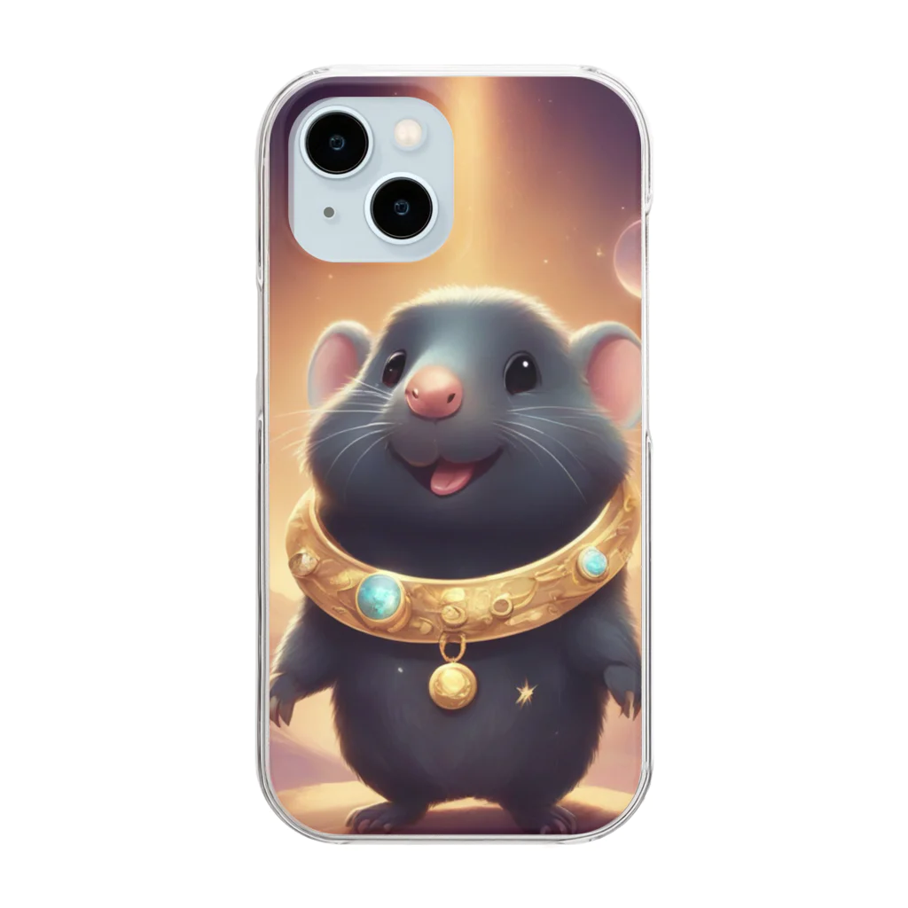 宇宙屋さんの宇宙貴族マウス Clear Smartphone Case