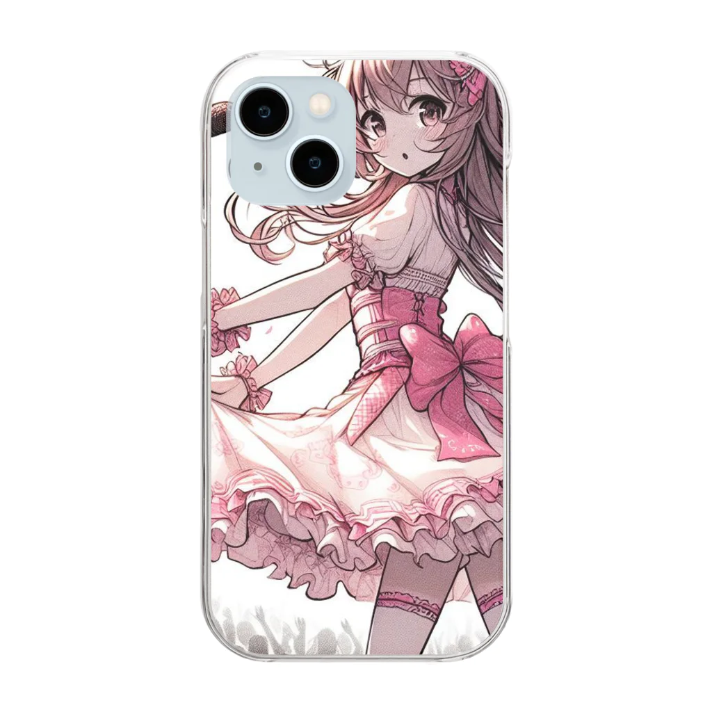 otobokemama06のアイドル誕生 Clear Smartphone Case