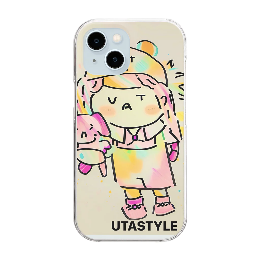 UTASTYLEのうーちゃる Clear Smartphone Case