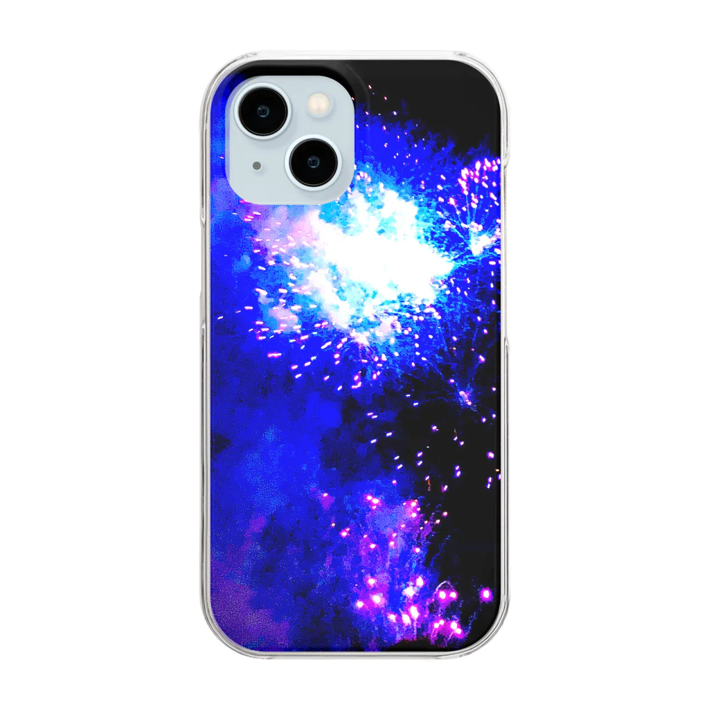 necocoのHANABI-Ⅳ Clear Smartphone Case