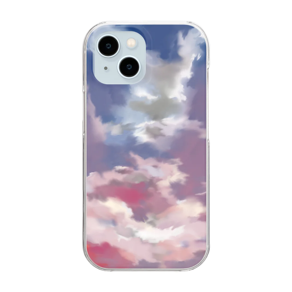 Risa_hayashiの夕暮れ Clear Smartphone Case