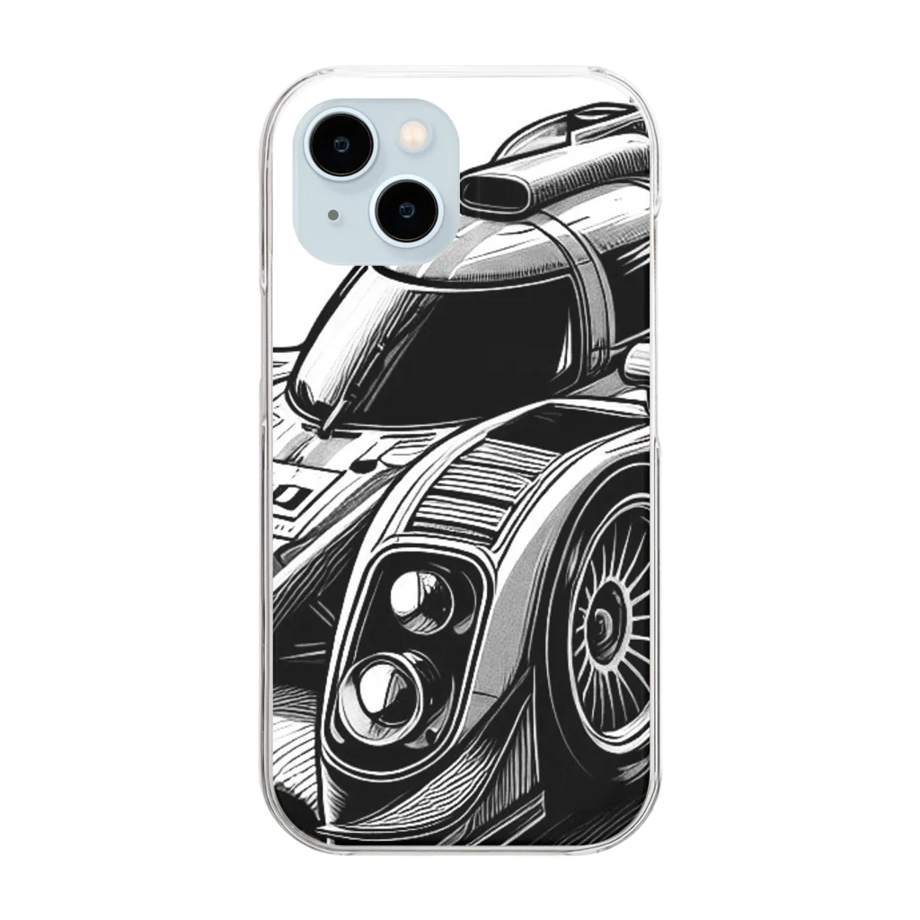 shinsuke114のシャープなデザインのスポーツカー Clear Smartphone Case