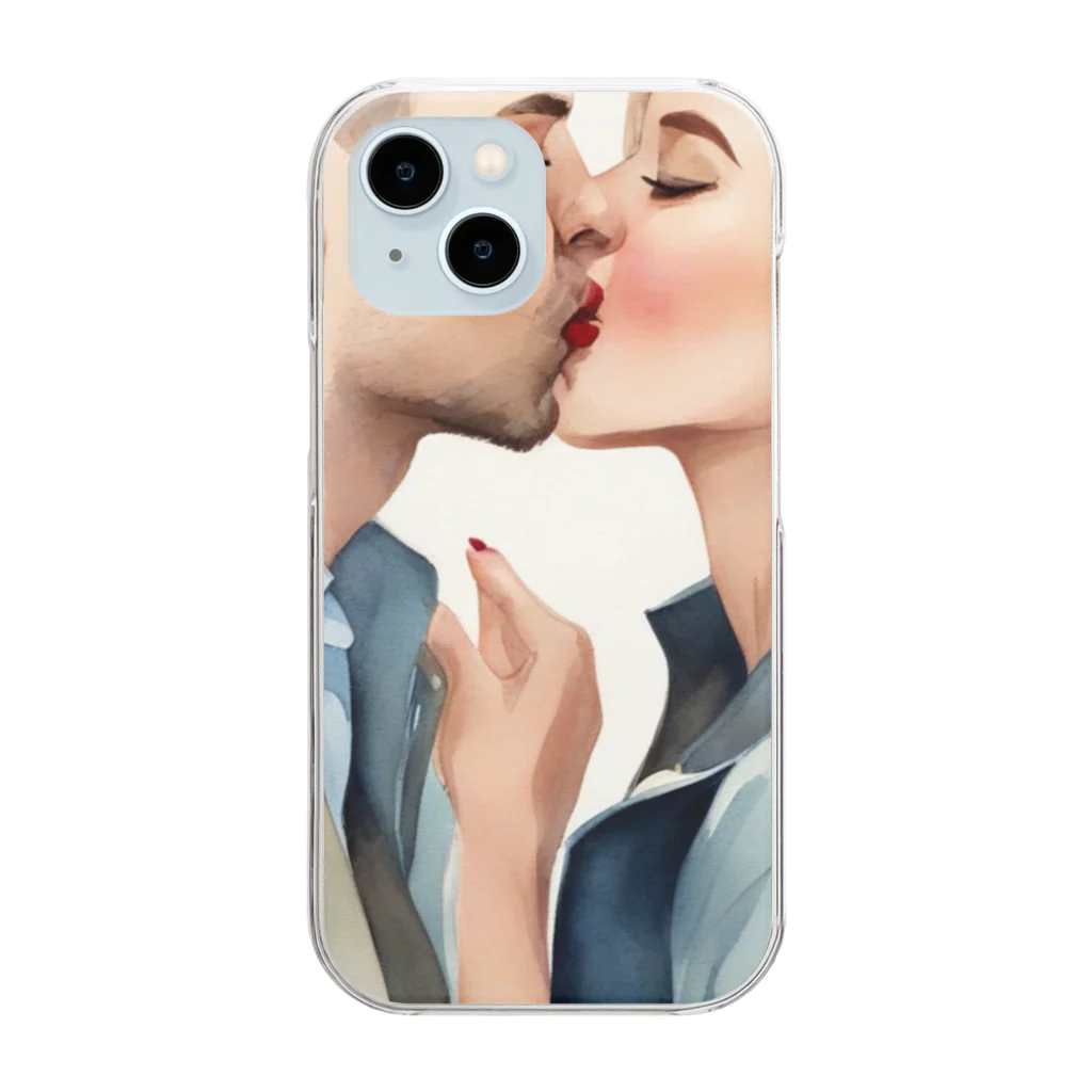 メアリーの「恋人のキス」 Clear Smartphone Case