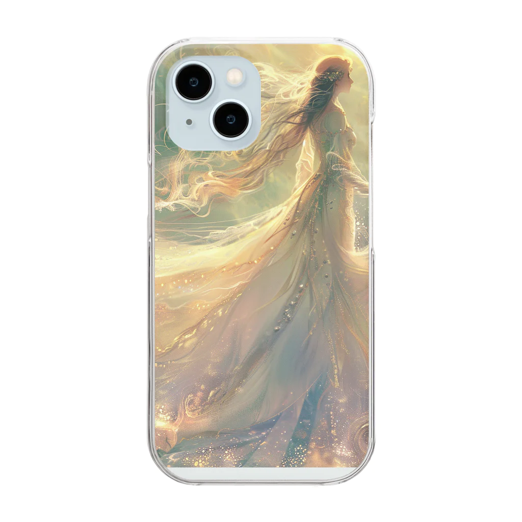 AQUAMETAVERSEの光の国からやってきたお姫様 アメジスト 2846 Clear Smartphone Case