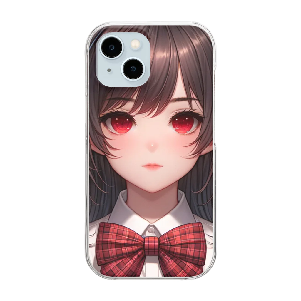 AIchan（AIイラスト）の愛081 Clear Smartphone Case