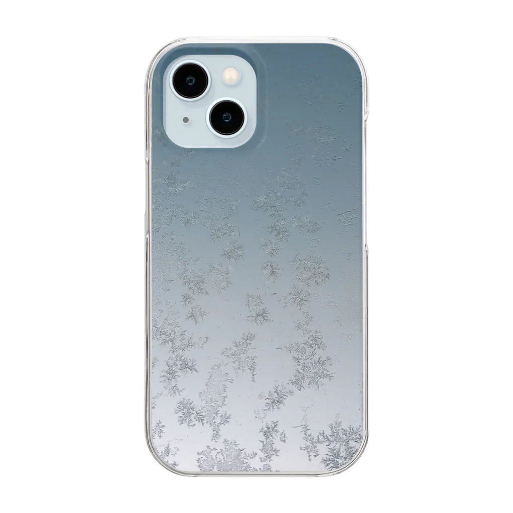 きよのお店の雪のはな Clear Smartphone Case