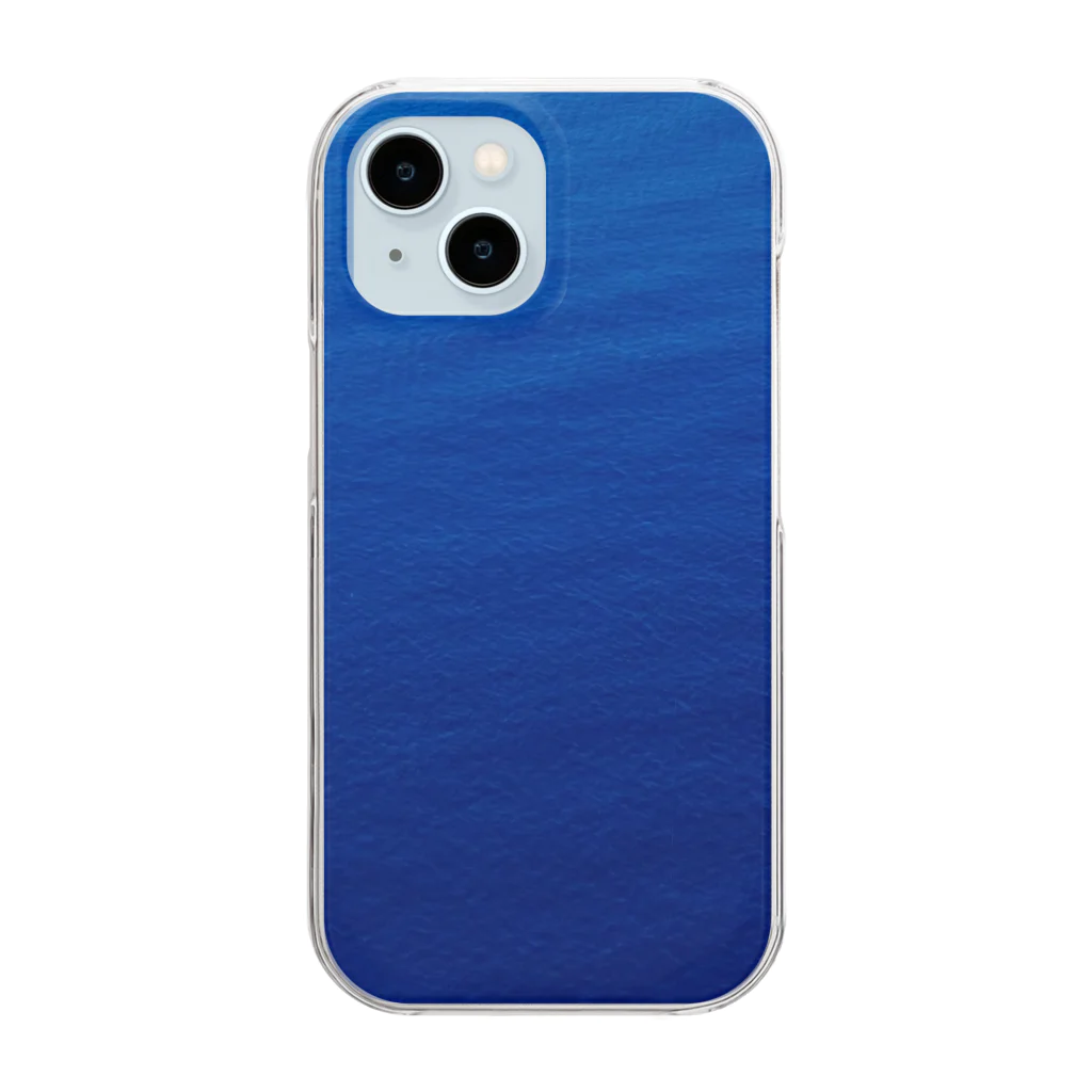 ppqのbluue Clear Smartphone Case