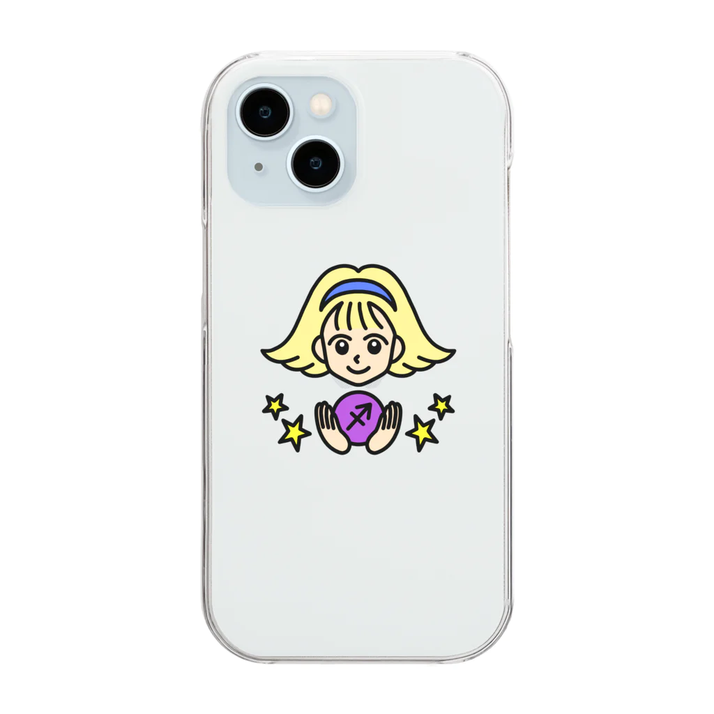 Yukarinaの星座ショップのいて座♐ Clear Smartphone Case