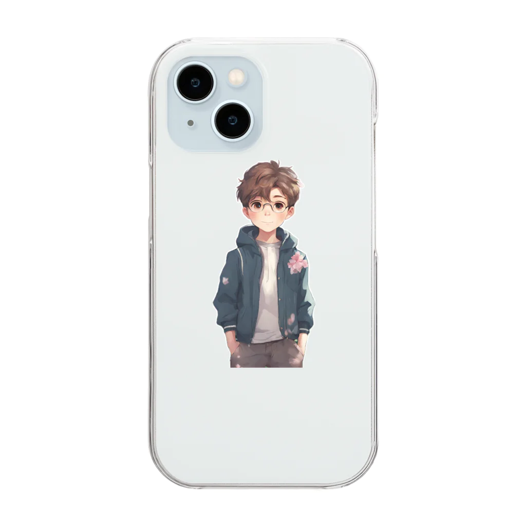 G-EICHISの春と少年 Clear Smartphone Case