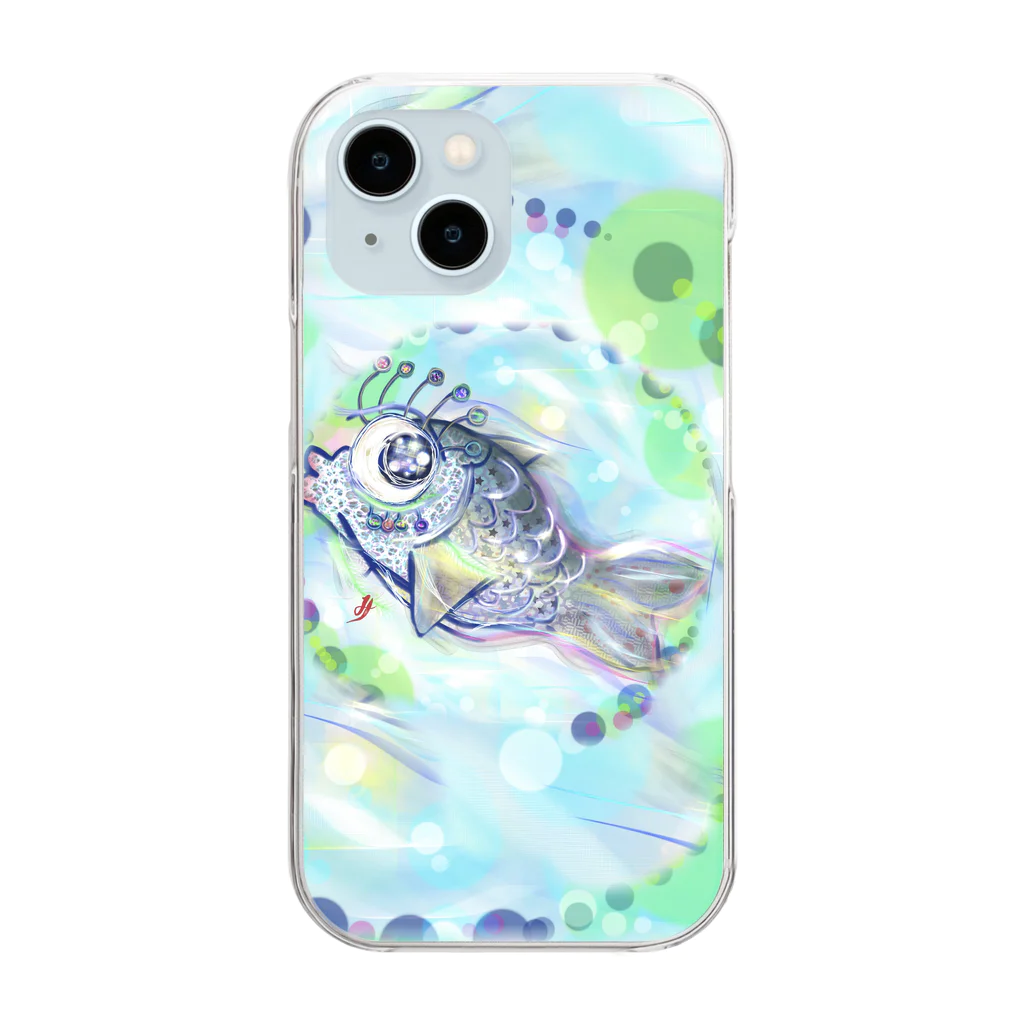 mmty🫑みーまんのおら真鯵🐟-2 Clear Smartphone Case