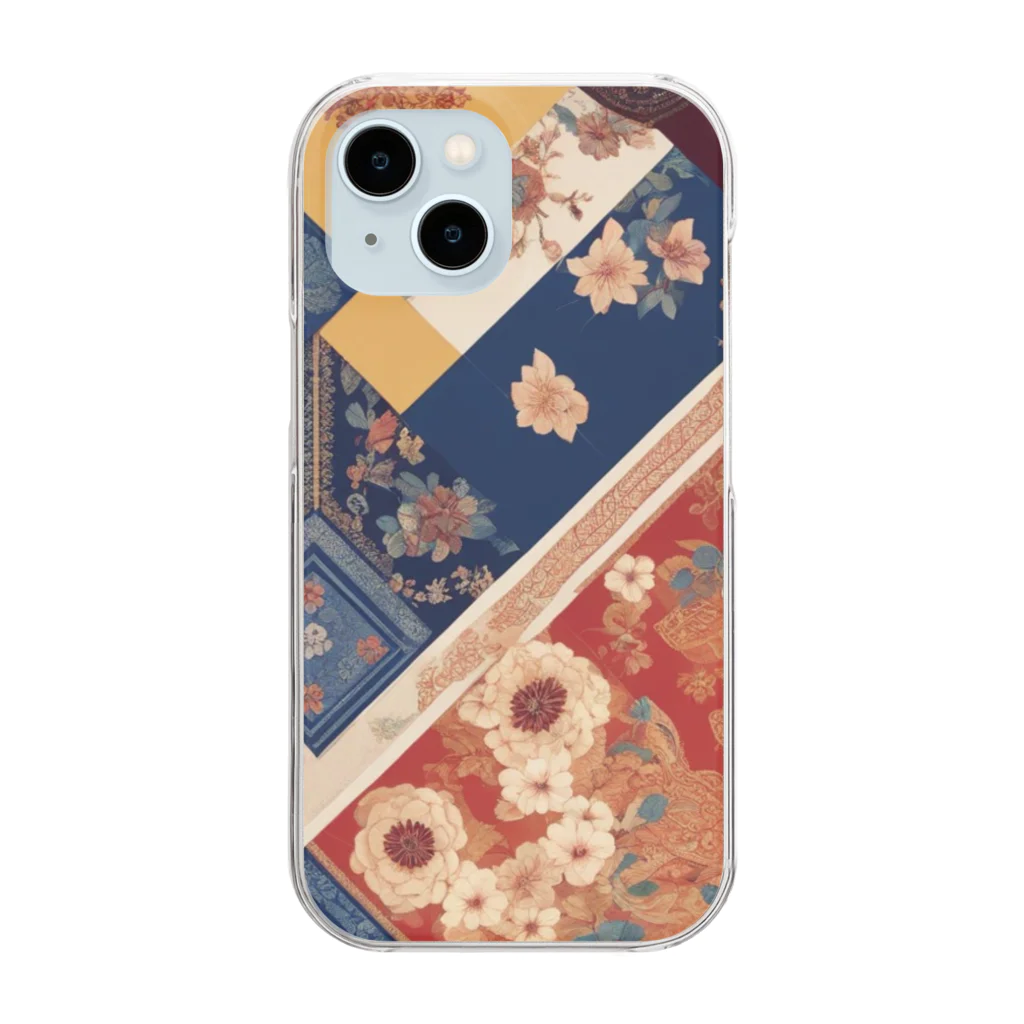 ビビッドストアの韓国混じりの和柄スタイル✨ Clear Smartphone Case