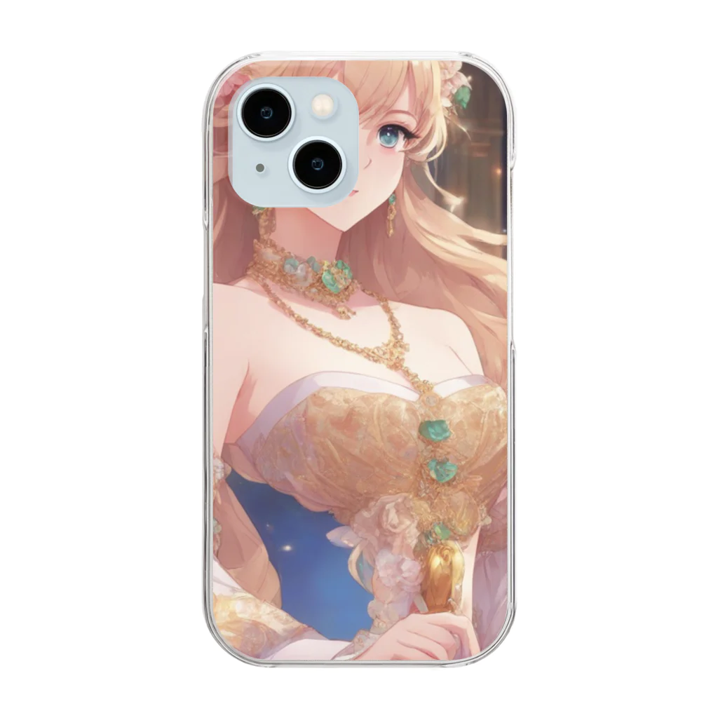 nobuo.comの宮女 Clear Smartphone Case