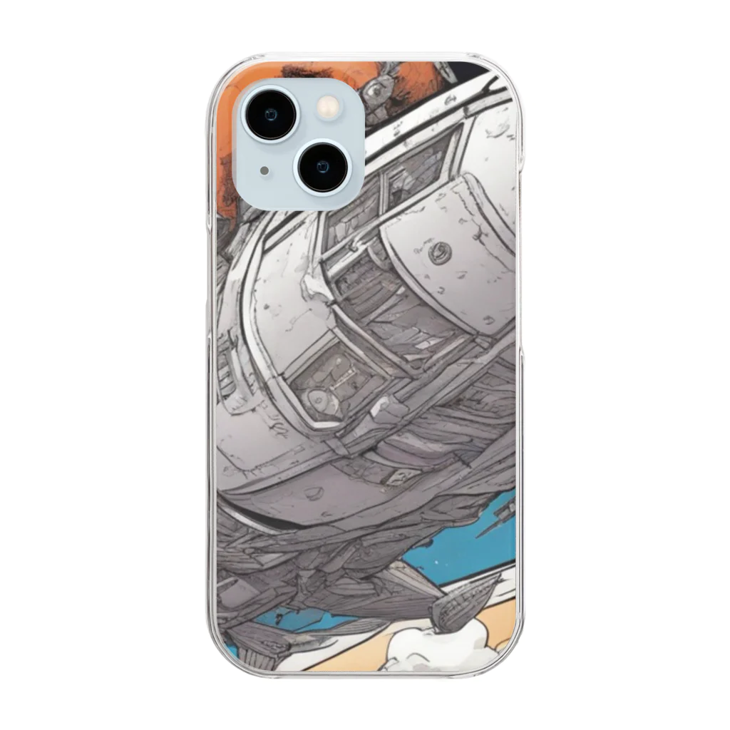 reeei56の宇宙船 Clear Smartphone Case