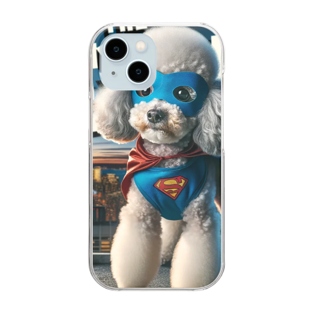 keikei5の今日の主役は、レスキュー犬のといちゃん！ Clear Smartphone Case