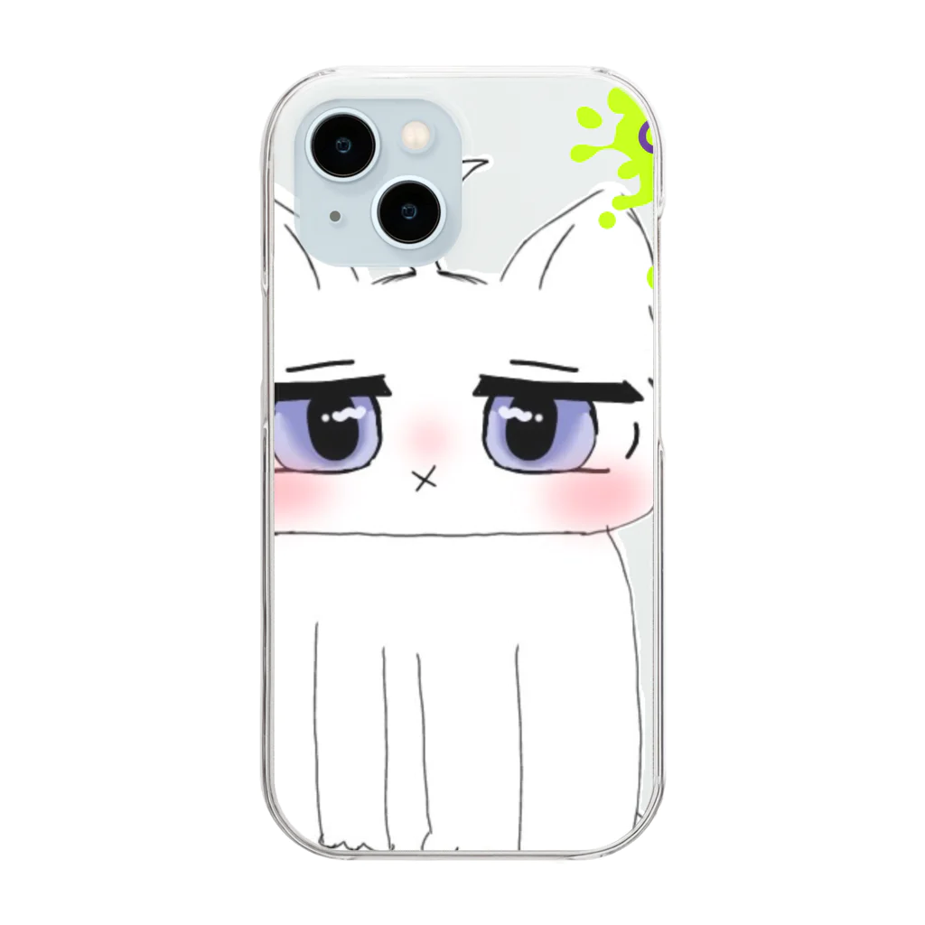 J-Genieのミルクくんがやってきた！ Clear Smartphone Case