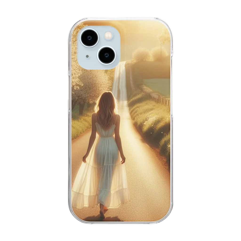 グッズ販売SECONDONEの祈りの道しるべ（春） Clear Smartphone Case