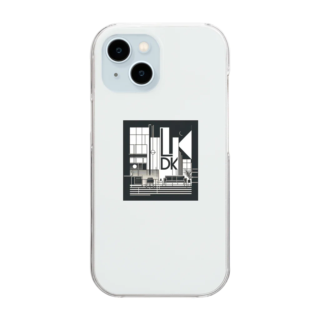 aobuの1LDK Clear Smartphone Case