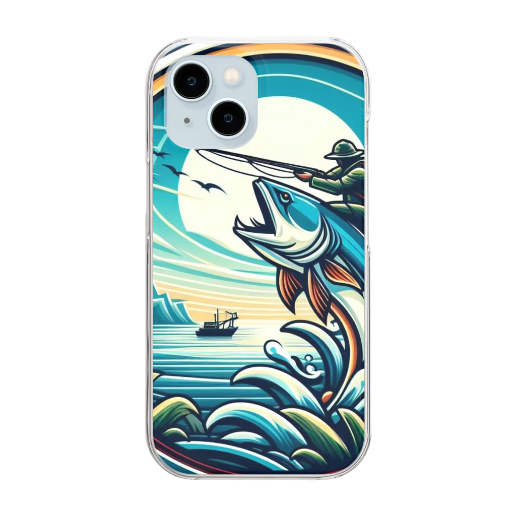 OCEAN_HUNTERのオーシャンハンター Clear Smartphone Case