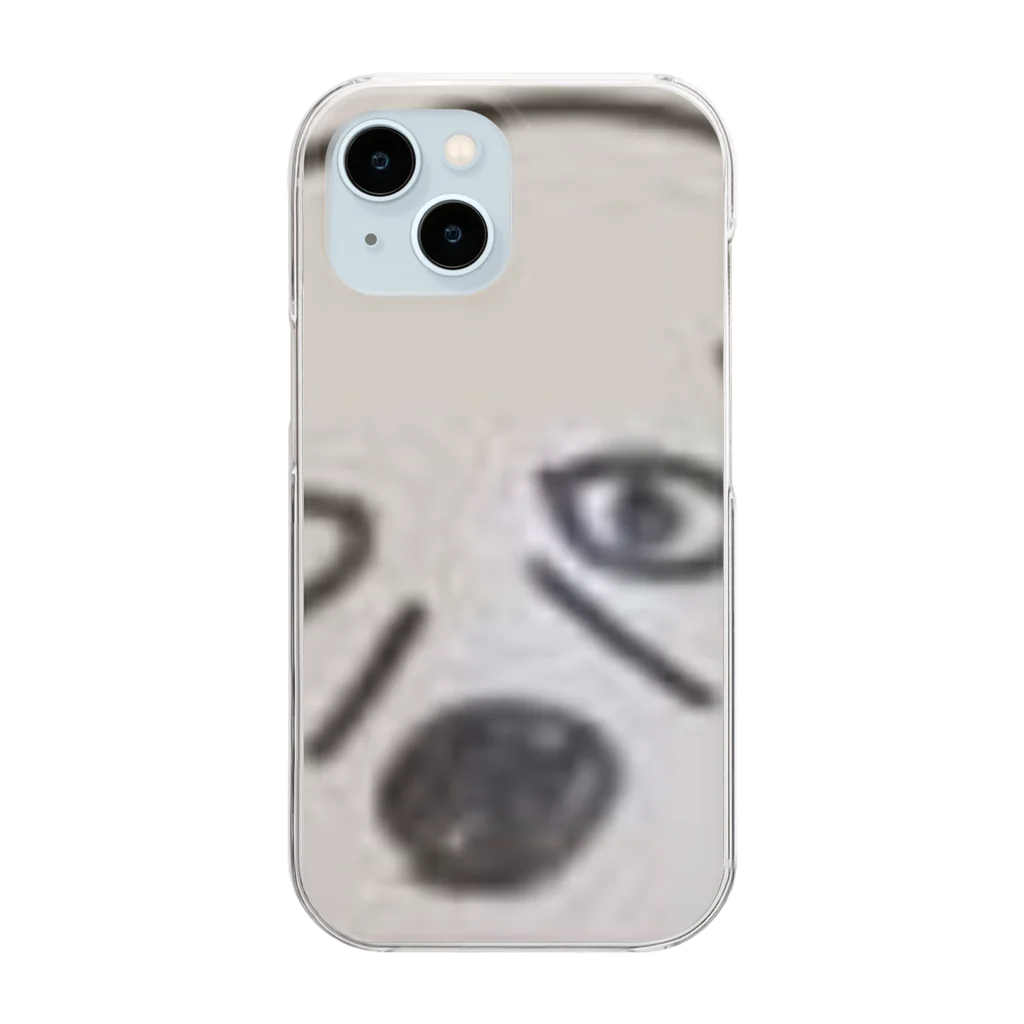 Aflo-の疲れた犬 Clear Smartphone Case