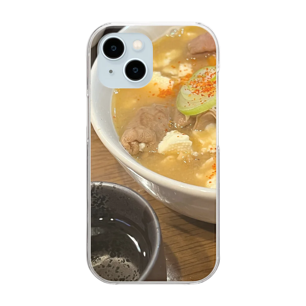 まゆのあかりのTheラーメンVol6 Clear Smartphone Case