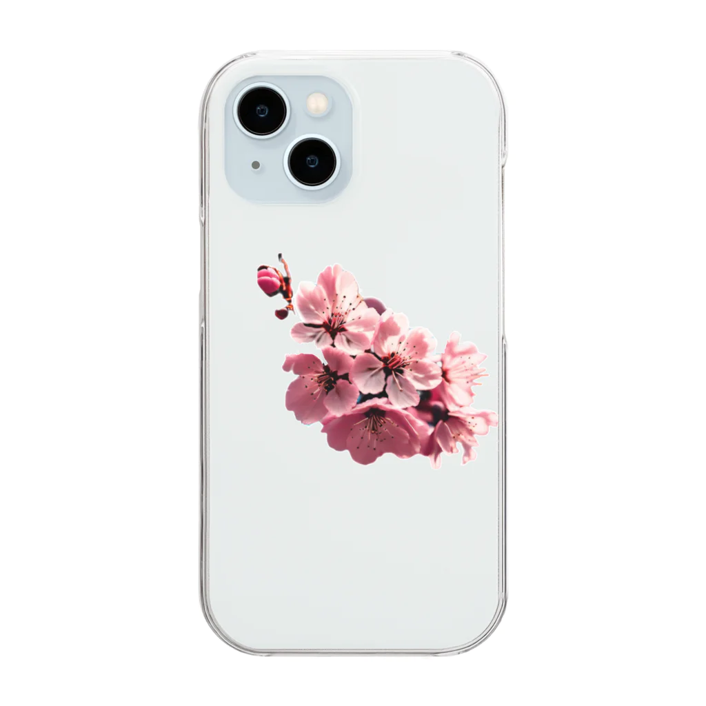 BONNAGOの桜 Clear Smartphone Case