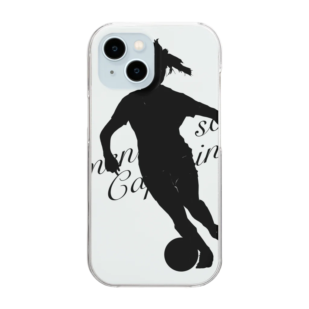 JAPAすぷのwomen’s soccer captain 起点 Clear Smartphone Case