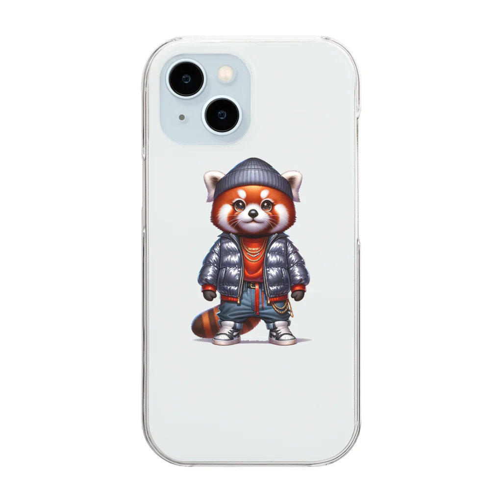 K'ramaのレッサーパンダB Clear Smartphone Case