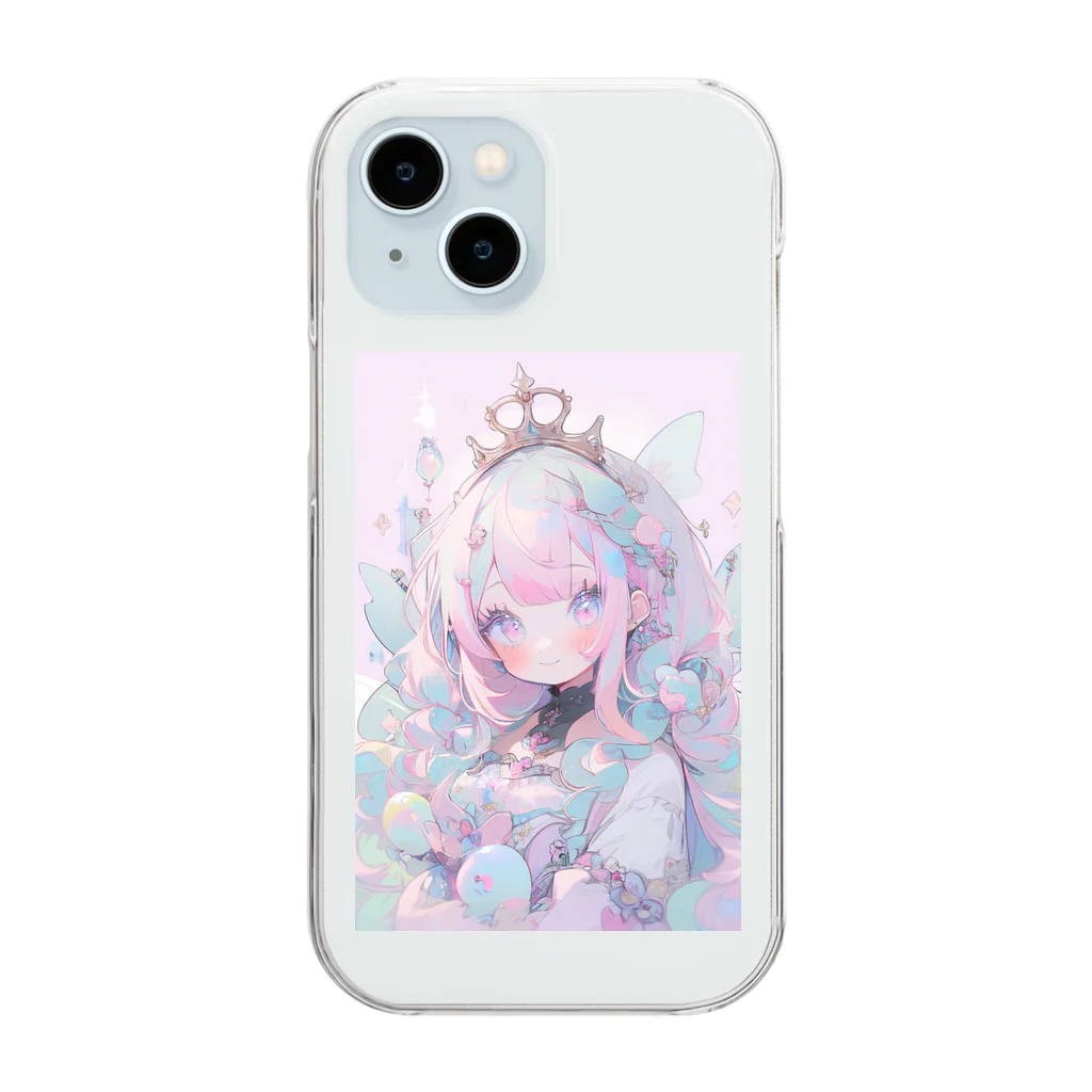 moca.のふぇありーぽるん Clear Smartphone Case