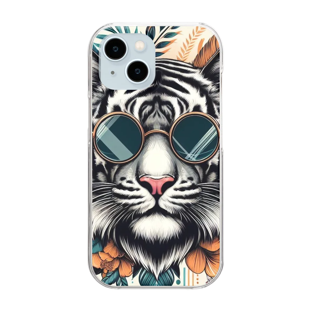 ビギニングストアのTIGER Clear Smartphone Case