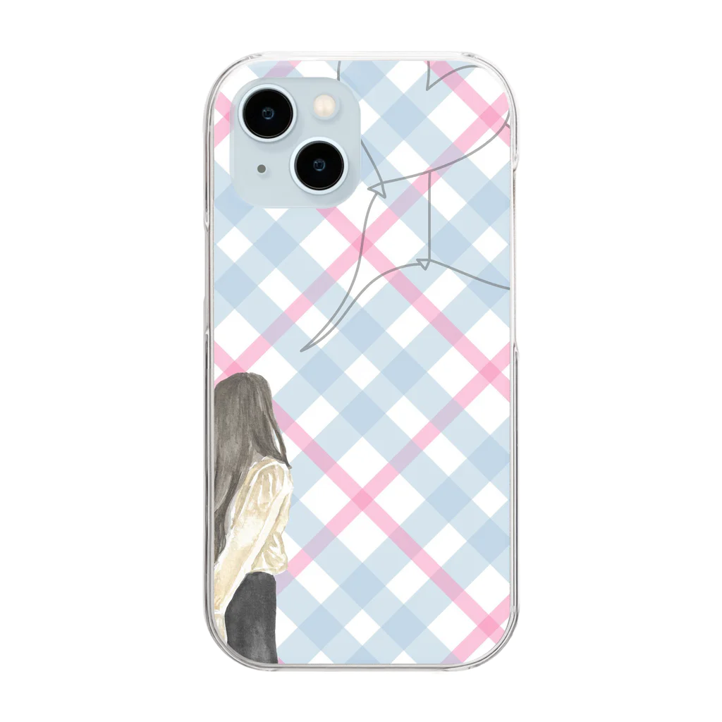 manaroom_22の女の子① Clear Smartphone Case