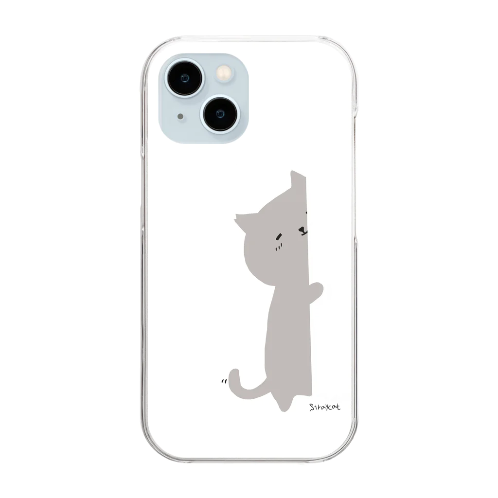 Stray cat～迷い猫の店～のちらっと Clear Smartphone Case