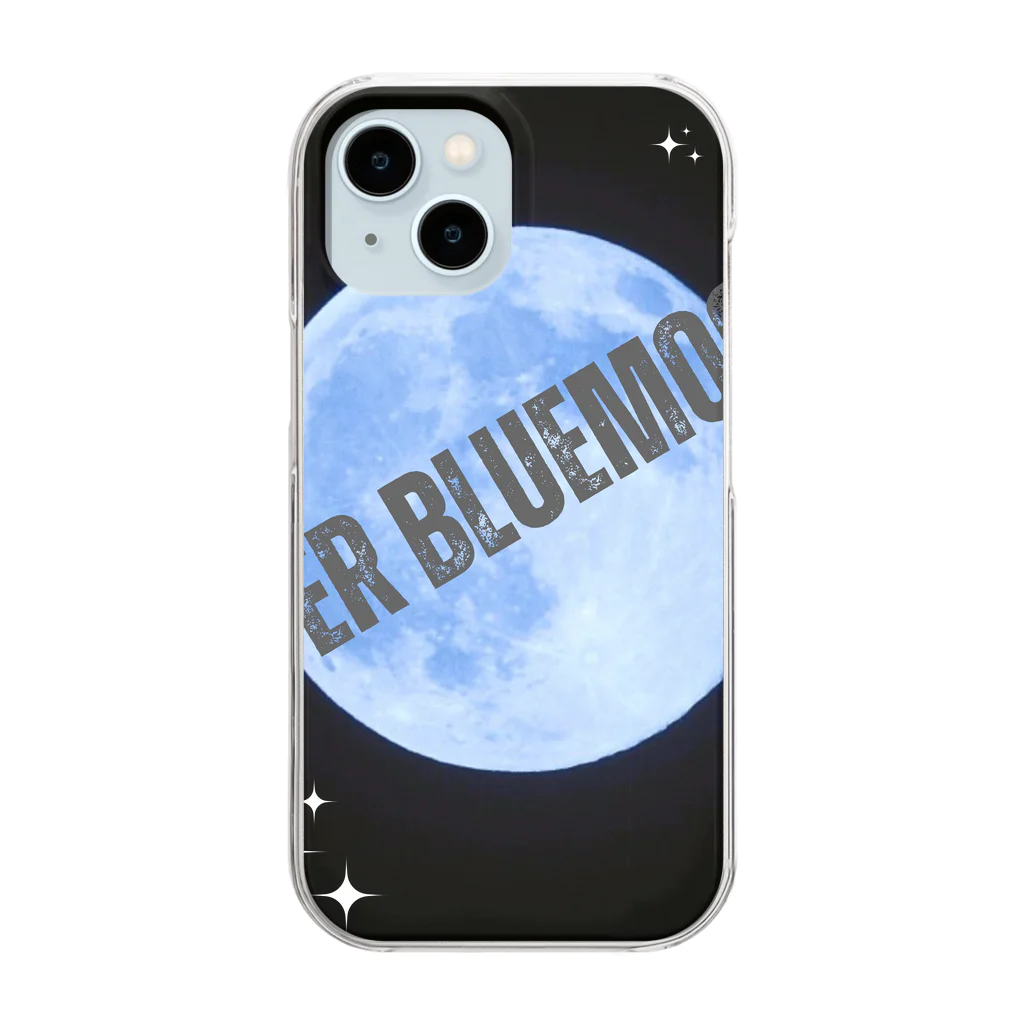 Super_BluemoonのSuper Bluemoon Brand🎵 クリアスマホケース