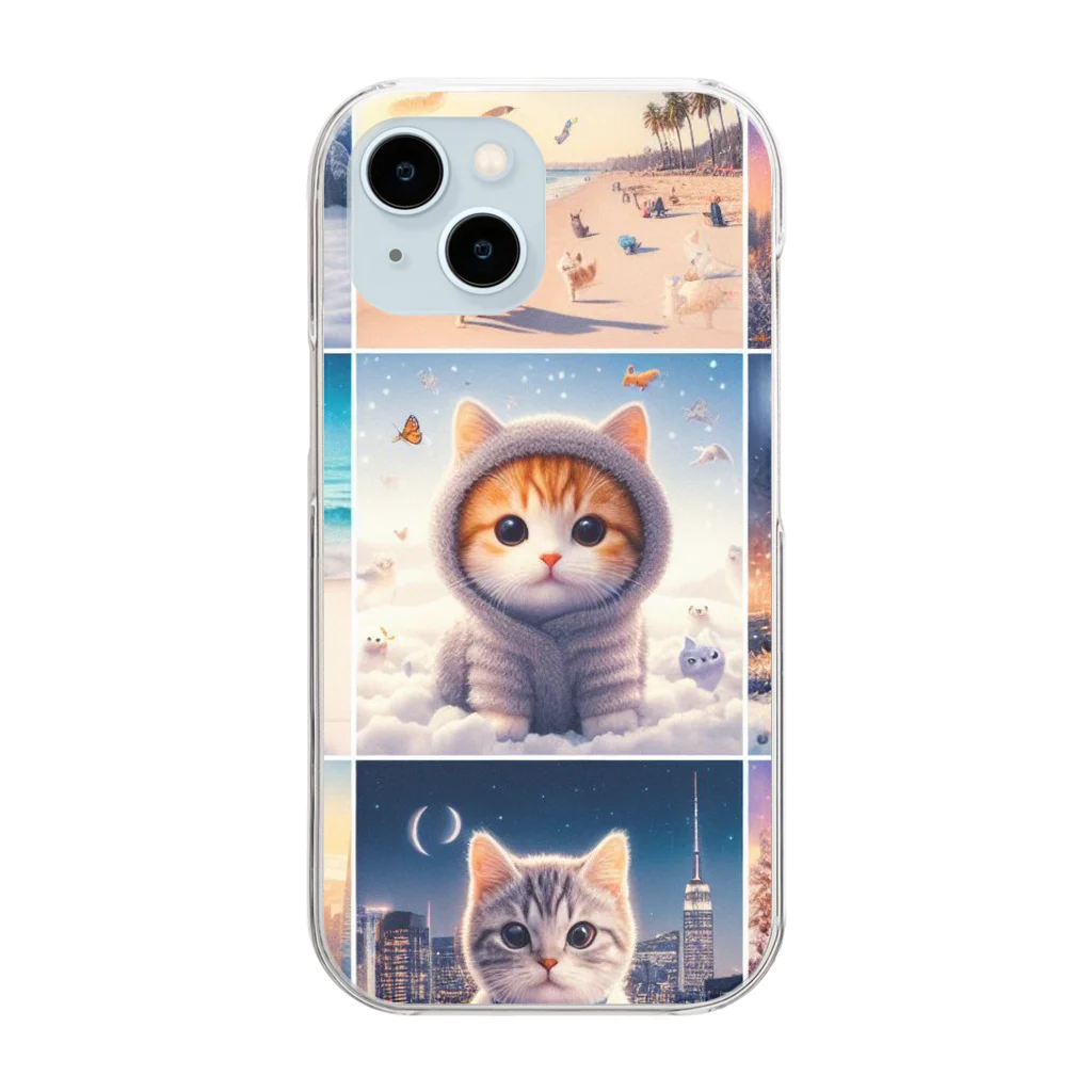 ねこ好き姉貴のぬこ好き姉貴 Clear Smartphone Case