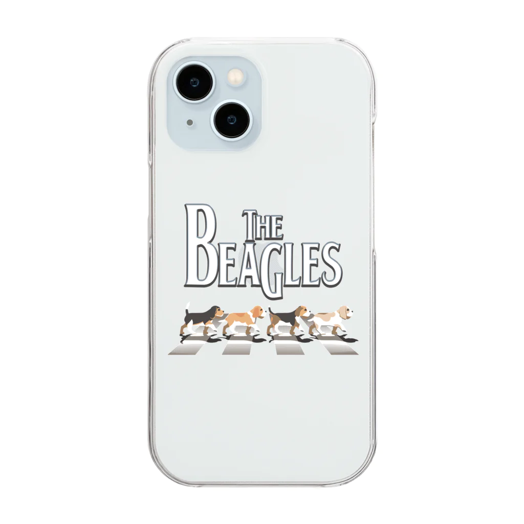 笑いのシャツ屋のビーグルス ビーグル犬 面白い ビーグル愛好家に トレーナー Clear Smartphone Case