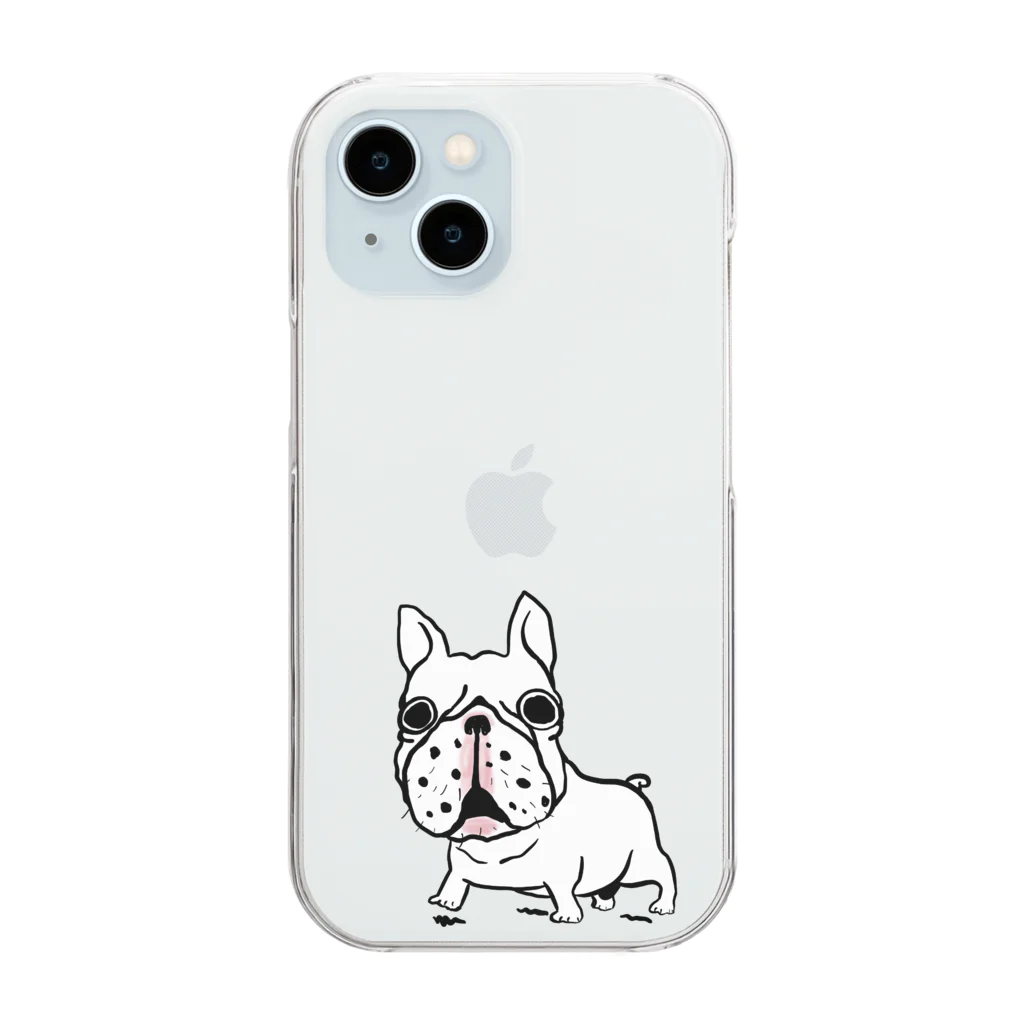 ブヒーズのSNUB NOSE DOGS※フレンチブルドッグ※ Clear Smartphone Case