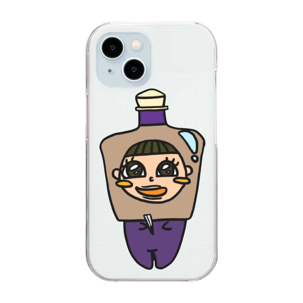 女将ちゃんねるの女将ちゃん Clear Smartphone Case