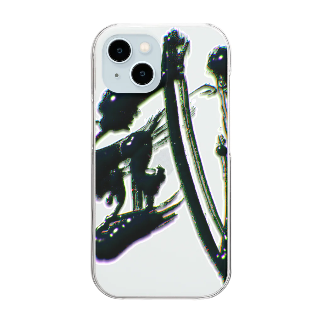 calligra_rtの【武】just a Japanese SAMURAI Clear Smartphone Case