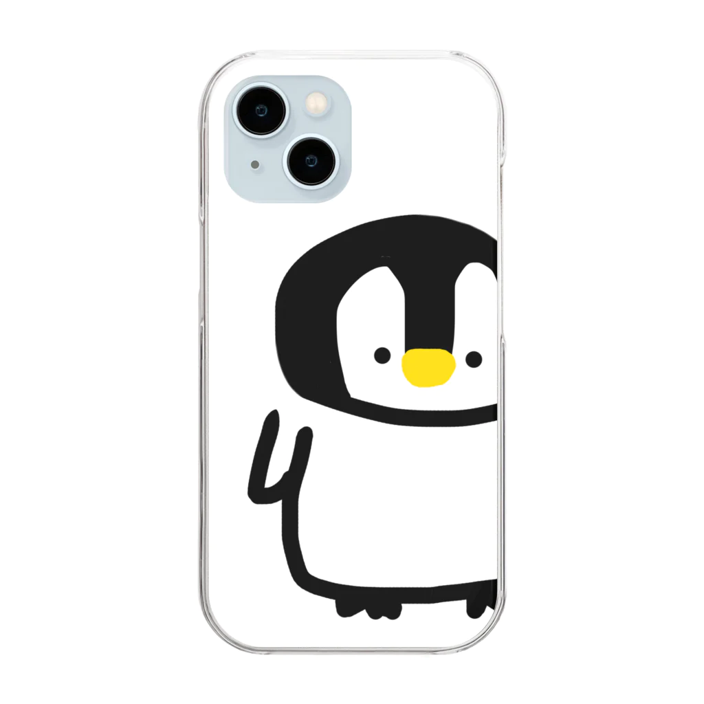 ちぃちゃんのアトリエのゆるいペンギンさん Clear Smartphone Case