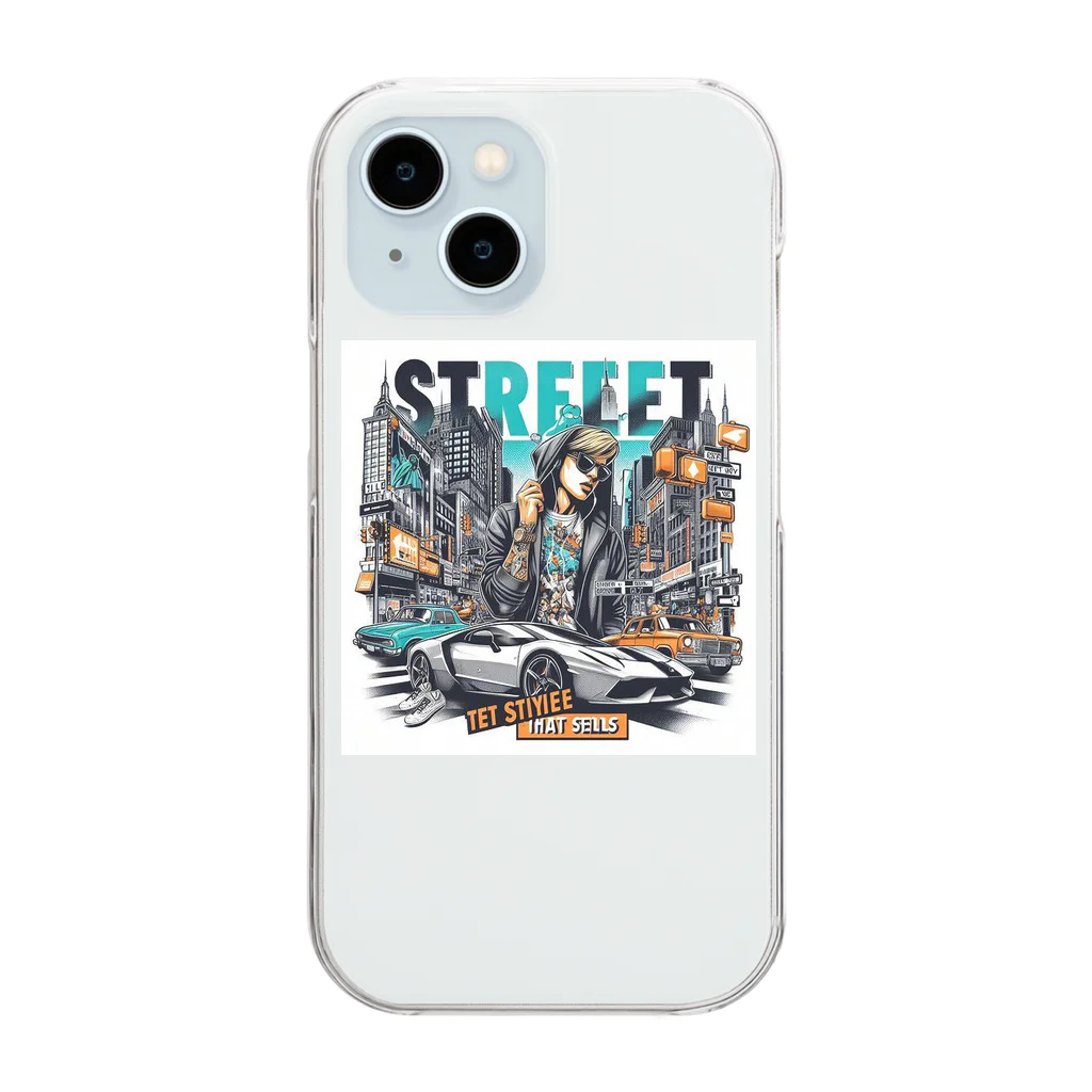 ビーストのSTREET Clear Smartphone Case