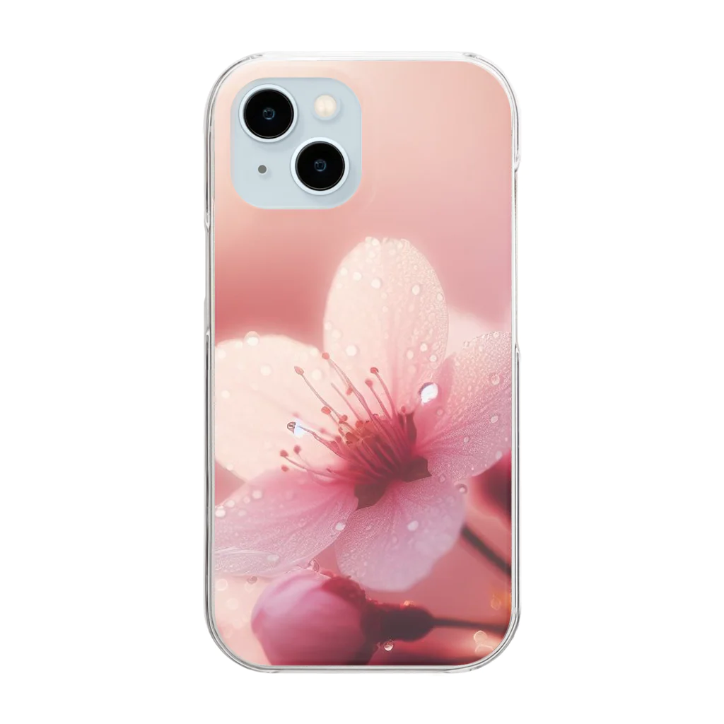 Japan-sakuraの春の訪れ Clear Smartphone Case