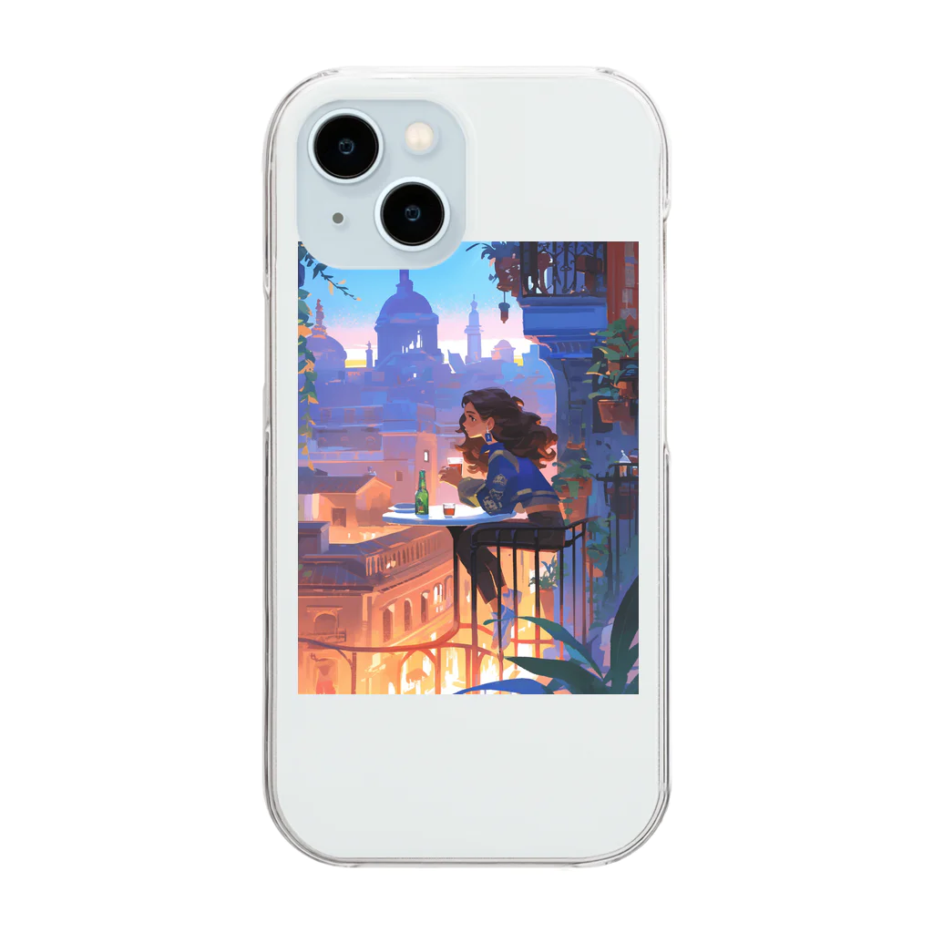 AQUAMETAVERSEの過ぎし日を忍びながら　Hime  2530 Clear Smartphone Case