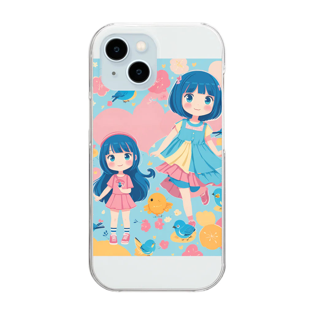 chillbee0416 (チルビー)のチルビー (koron) Clear Smartphone Case