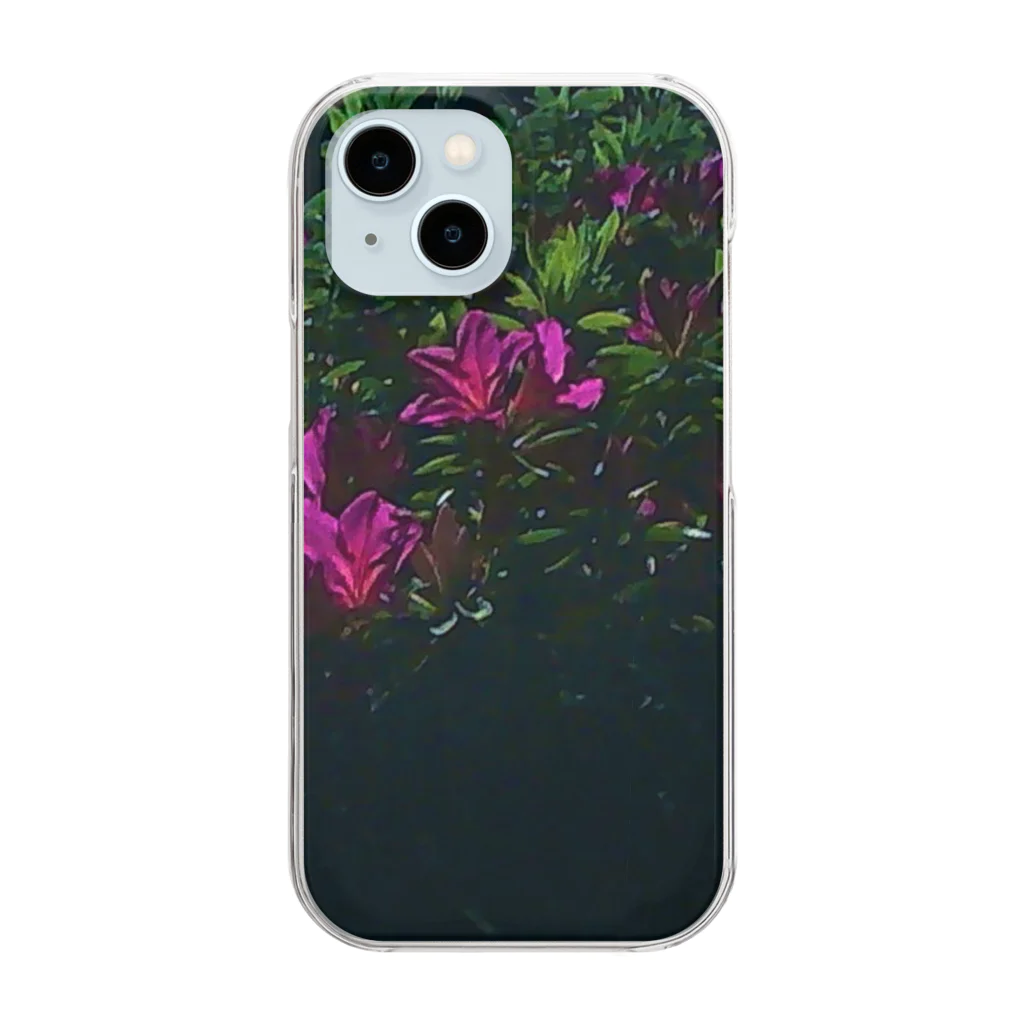 oremilの画素数少なめの花 Clear Smartphone Case