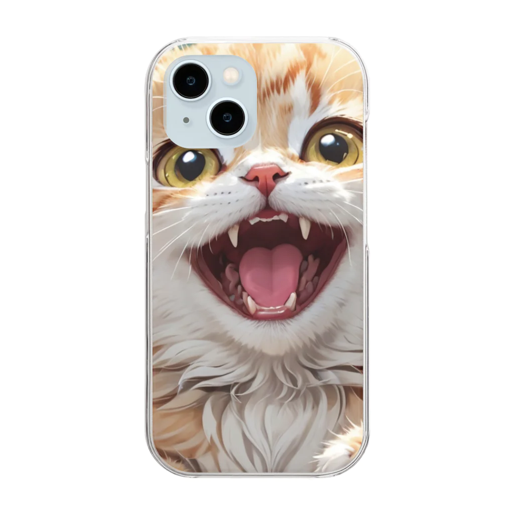 f-koroのかわいい笑顔がたまらない子猫 Clear Smartphone Case