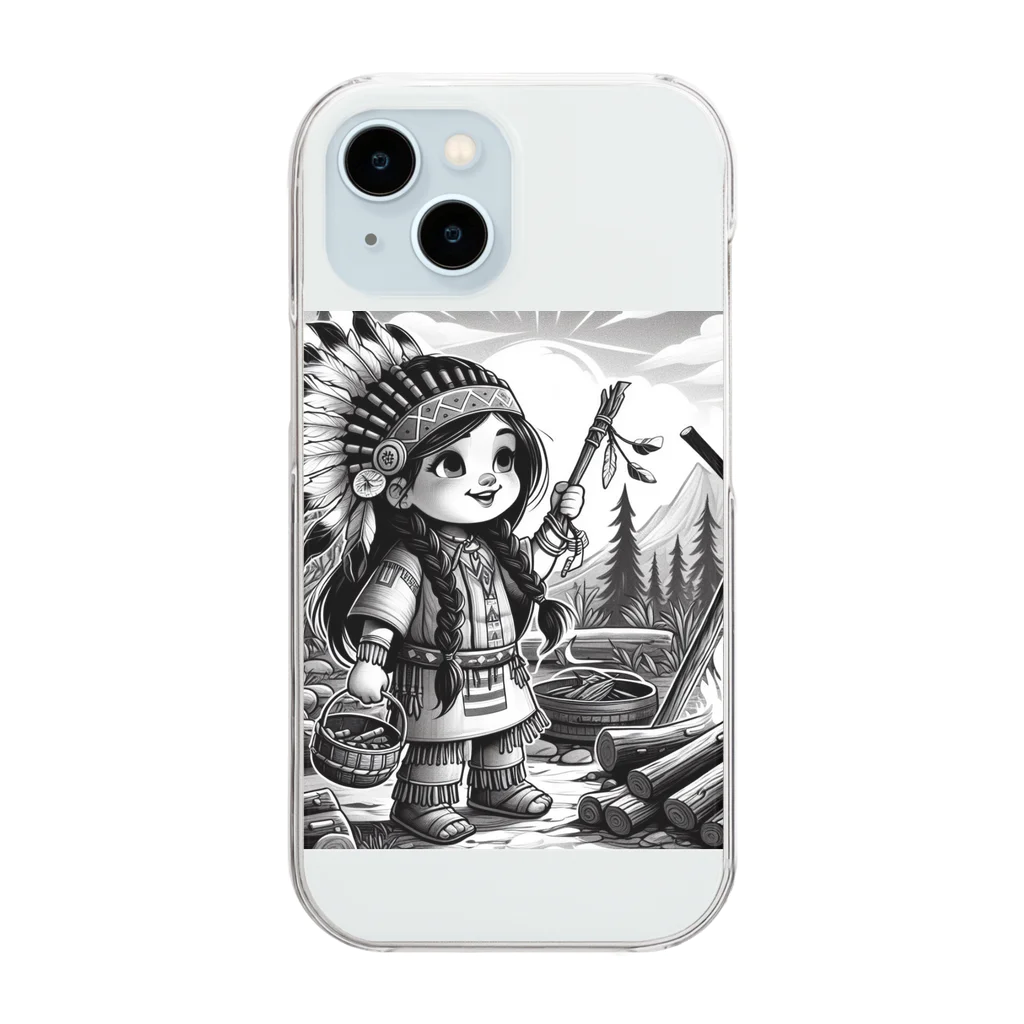 リトルアドラのリトルアドラ Clear Smartphone Case