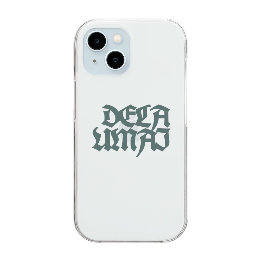 carl-carlのdela umai ロックロゴTシャツ Clear Smartphone Case