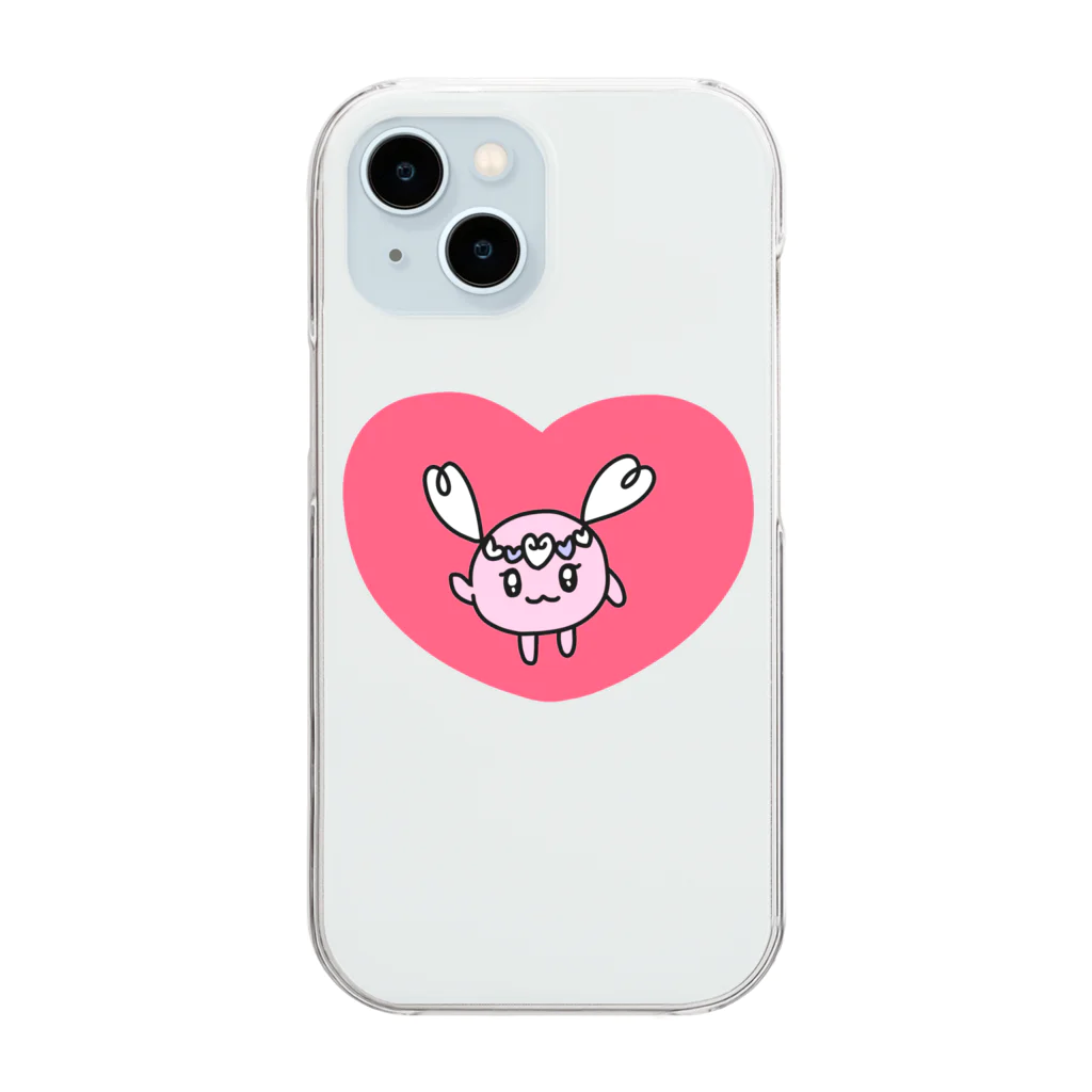 天使のお守りのラビュのラブ♡ Clear Smartphone Case